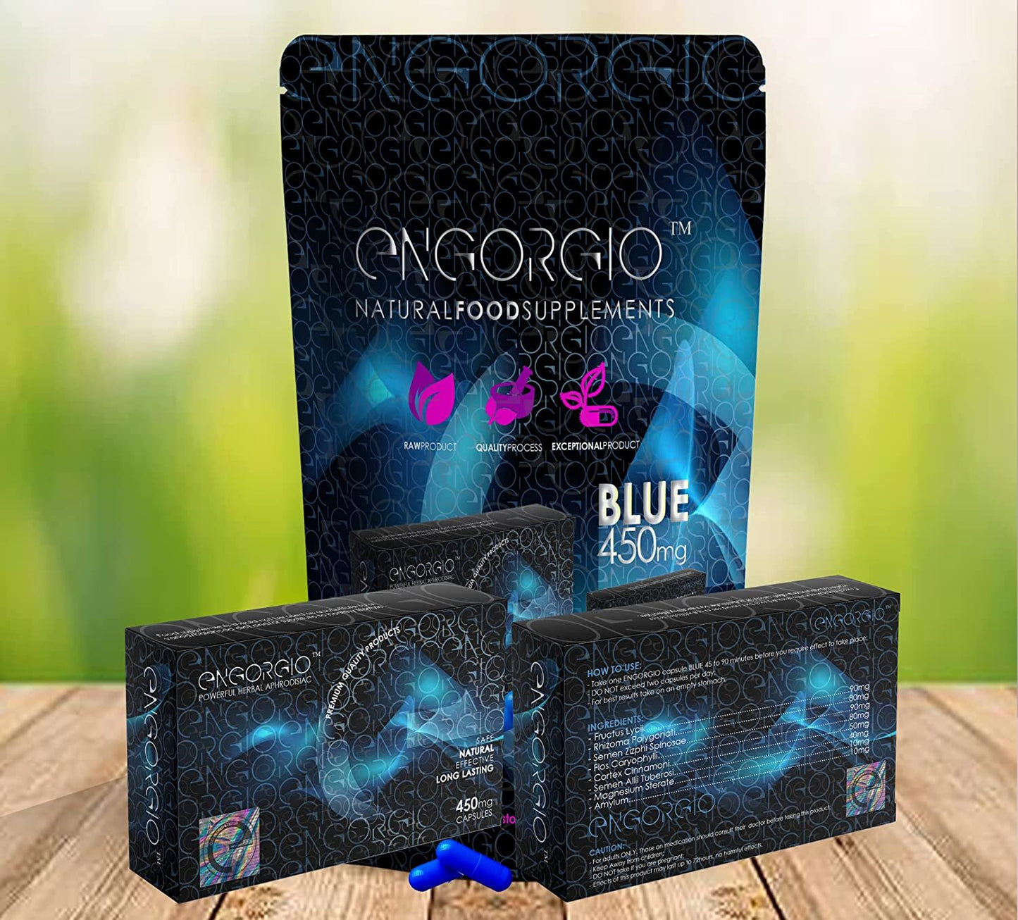 Ultra Strong ENGORGIO™.10 x 450mg Pills - Herbal Supplement