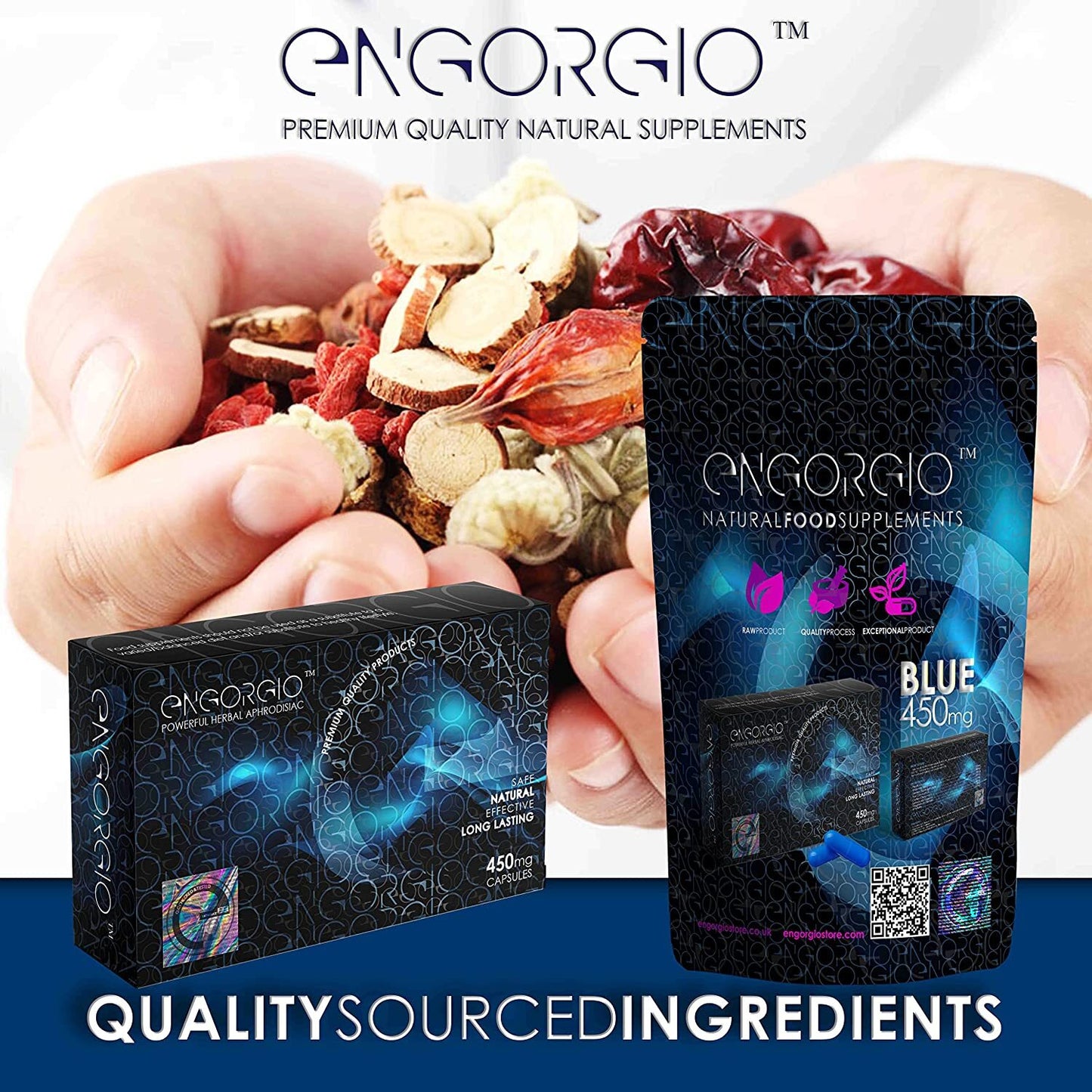 Ultra Strong ENGORGIO™.10 x 450mg Pills - Herbal Supplement