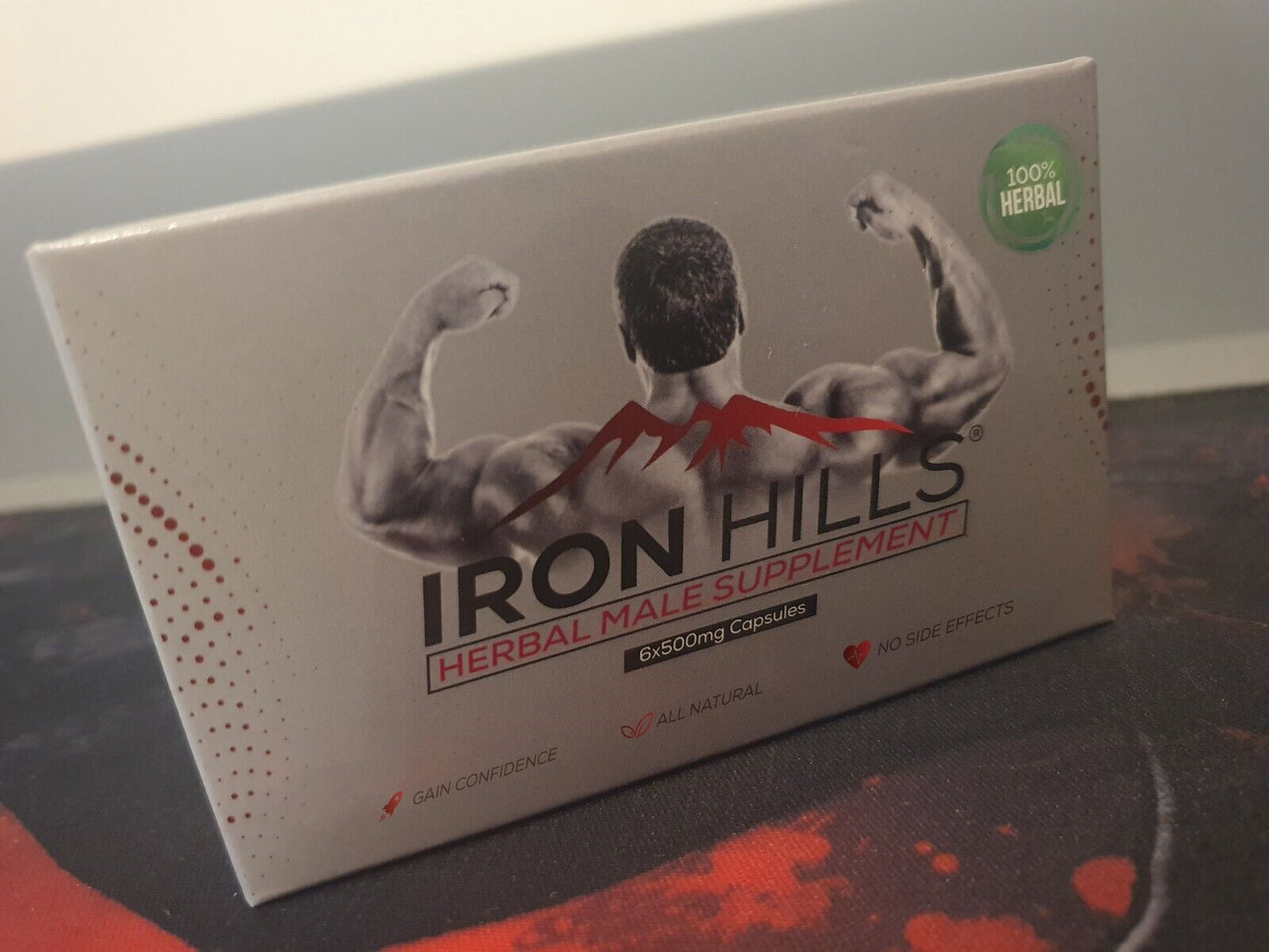 IRON HILLS MALE HERBAL CAPSULES FOR MEN WITH WITH VITAMIN C UK 30 X 100MG