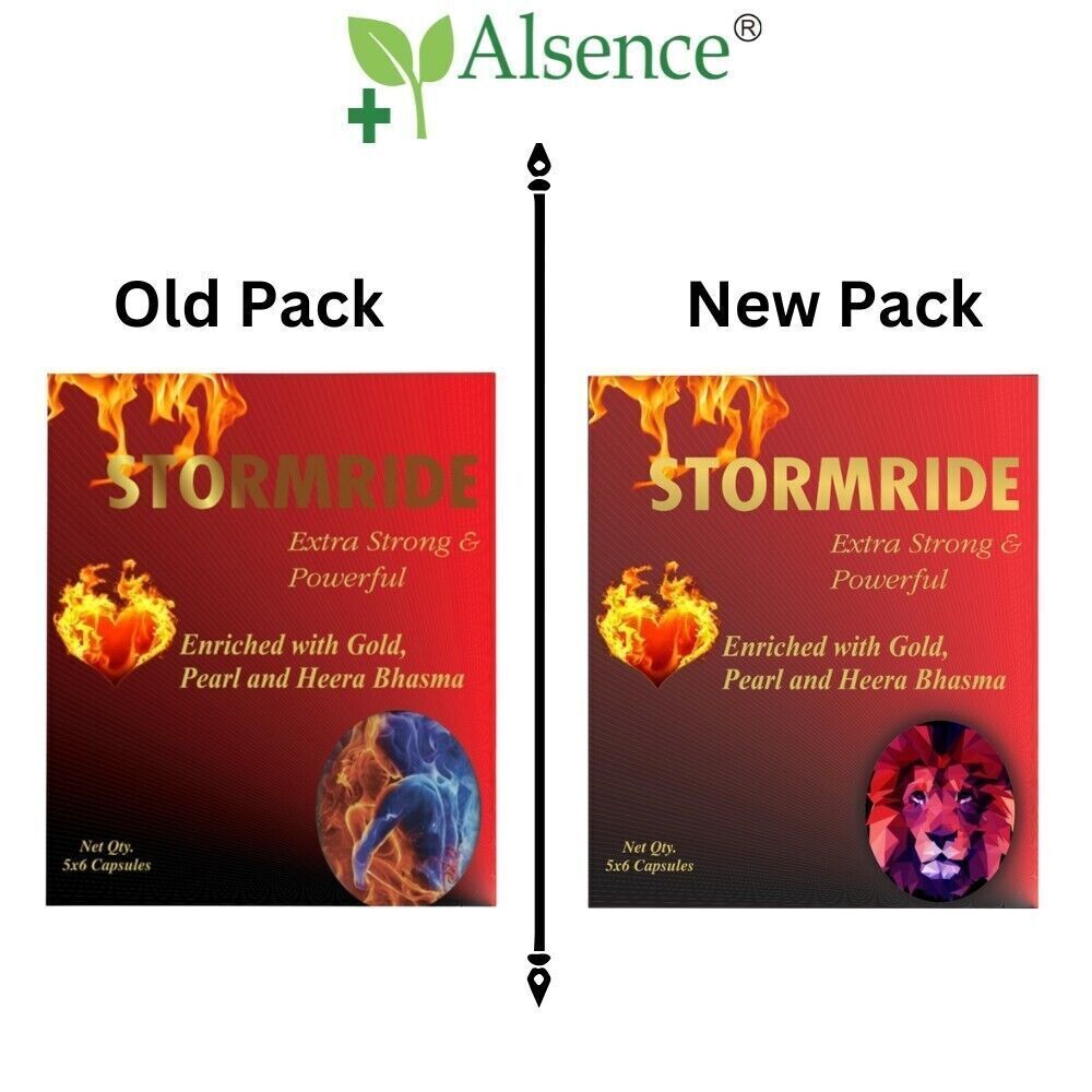 Stormride 30 Capsules Male Enhancement increases vigour and vitality...