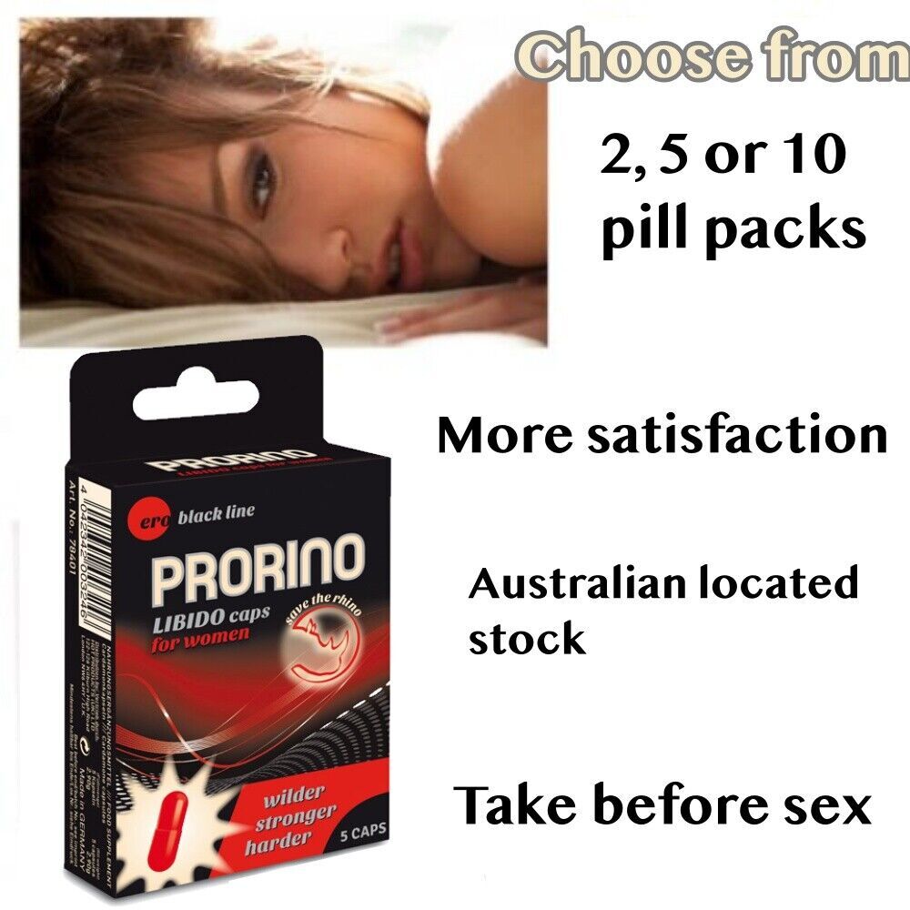Women's Female Libido Enhancing SEX Drive Pills Increase Horny pills BY PRORINO 10 X MG