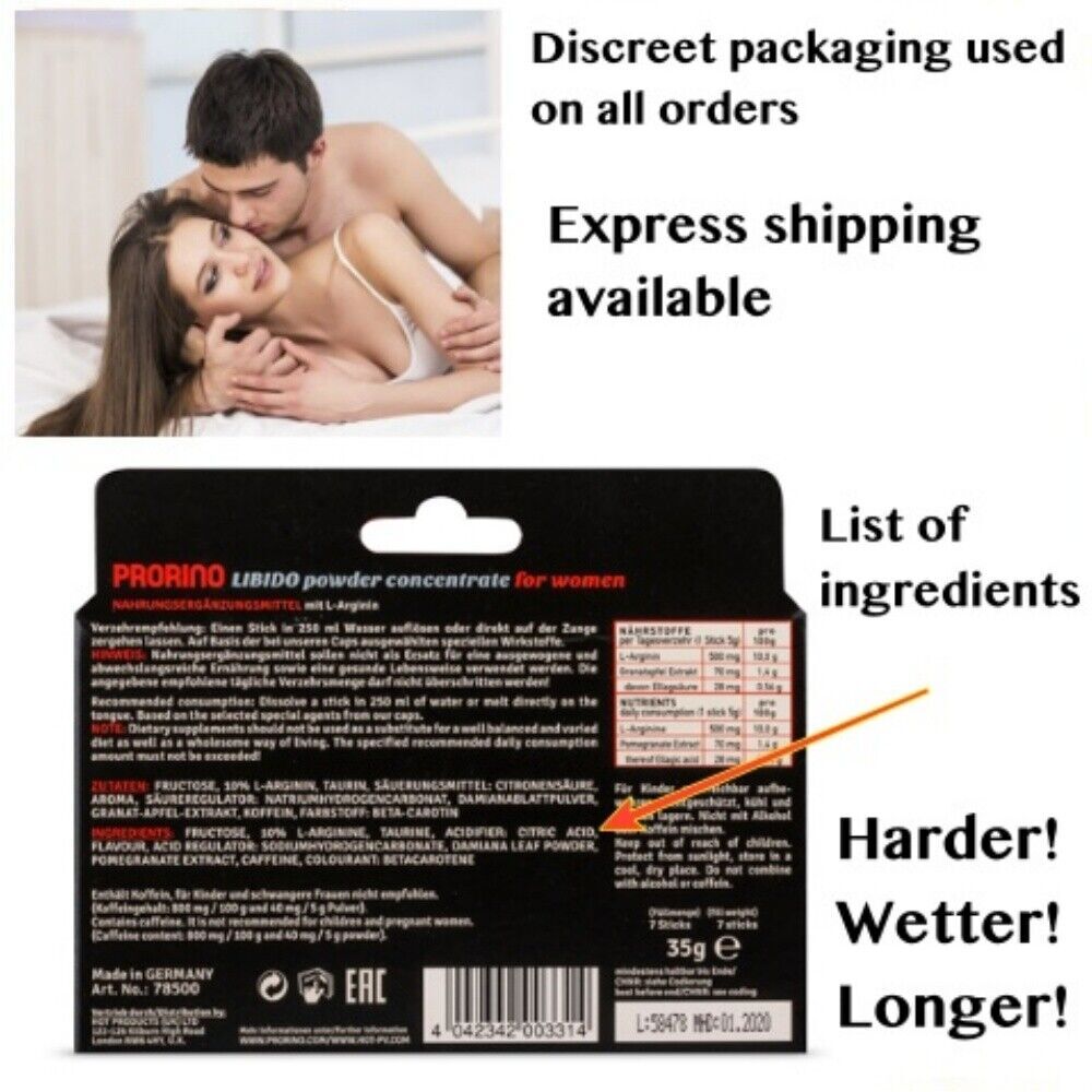 Women's Female Libido Enhancing SEX Drive Pills Increase Horny pills BY PRORINO 10 X MG