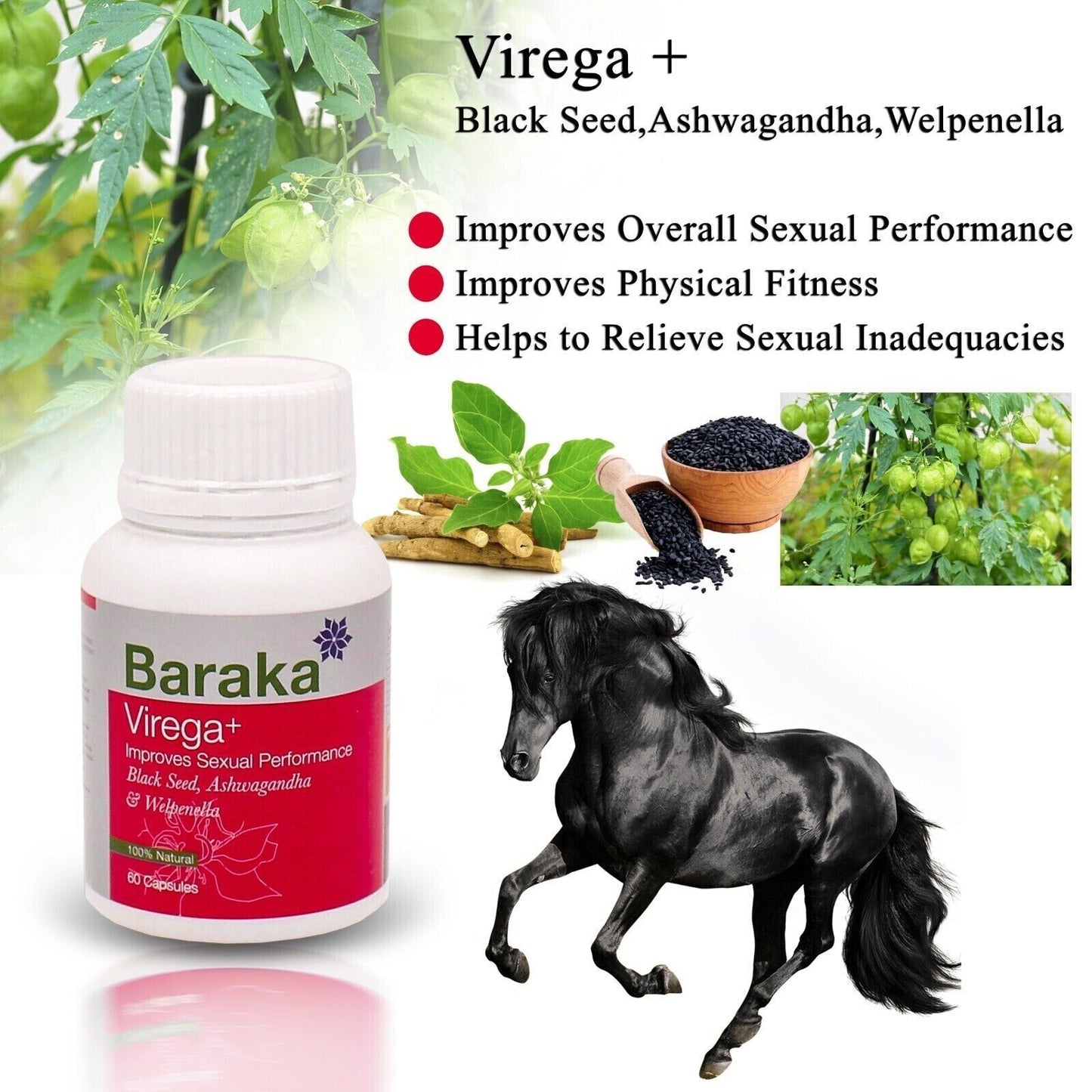 Viagra Virega Sex Virility Stamina Enhancement for Men