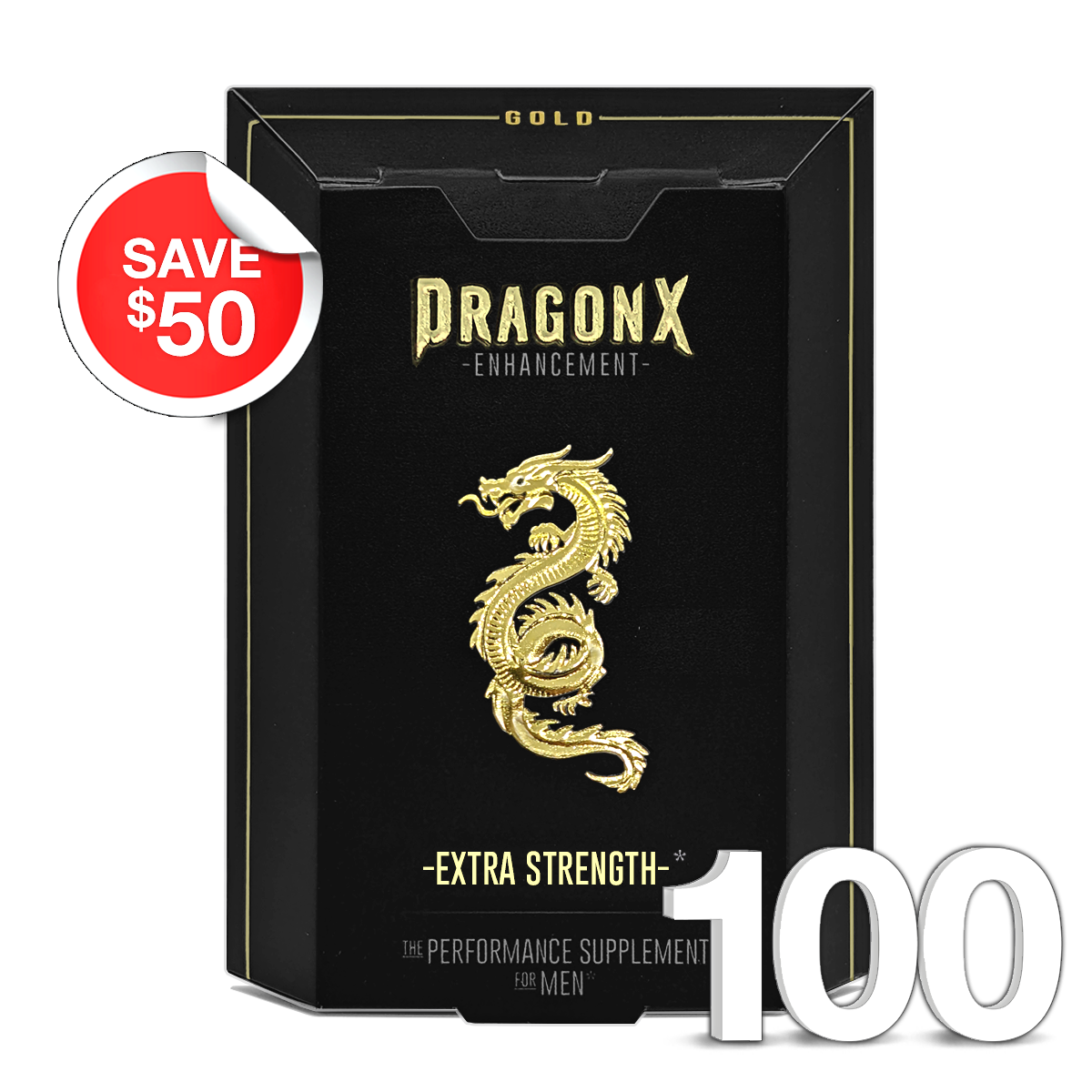 100 DRAGON X EXTRA STRENGTH Male Enhancement Sex Pills