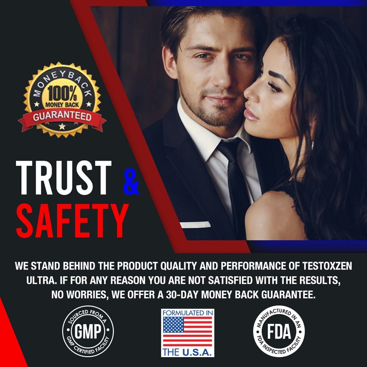 Testosterone Booster Male Enhancement Longer Stamina Thicker Sex pills Men 60