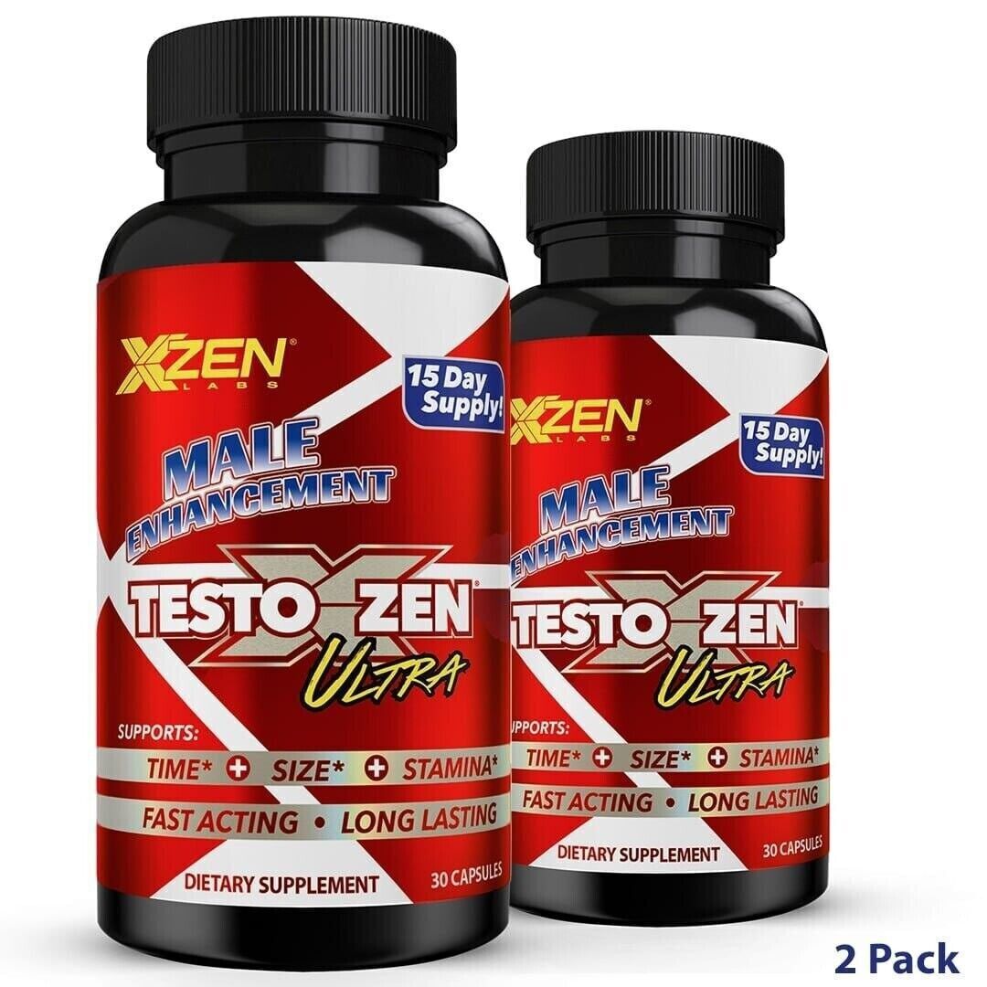Testosterone Booster Male Enhancement Longer Stamina Thicker Sex pills Men 60