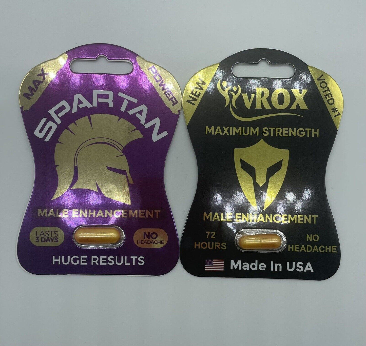 Male Enhancement Variety Of Spartan And Vrox Strong Herbal Sex 30 Pills