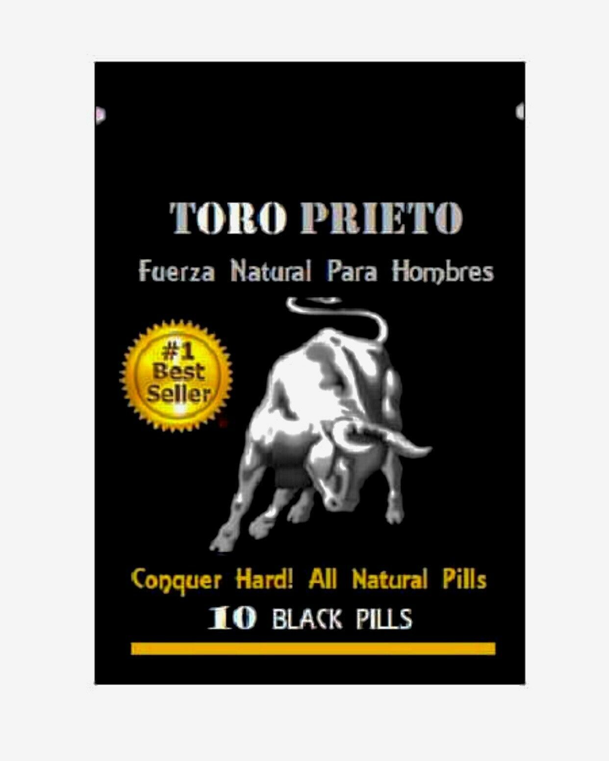 10 Toro Prieto Male ENERGY Booster pill for both sexes xxxplo enhancement la pep