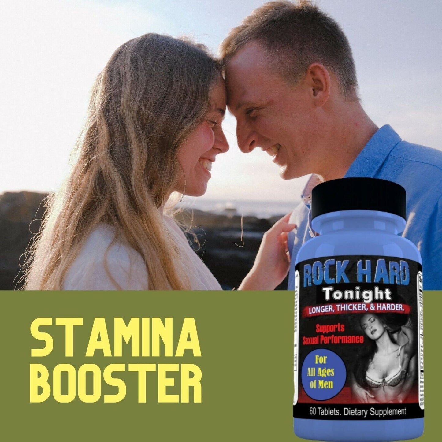 Rock Hard Tonight Male Testosterone Booster, Performance Strength Sex Pill