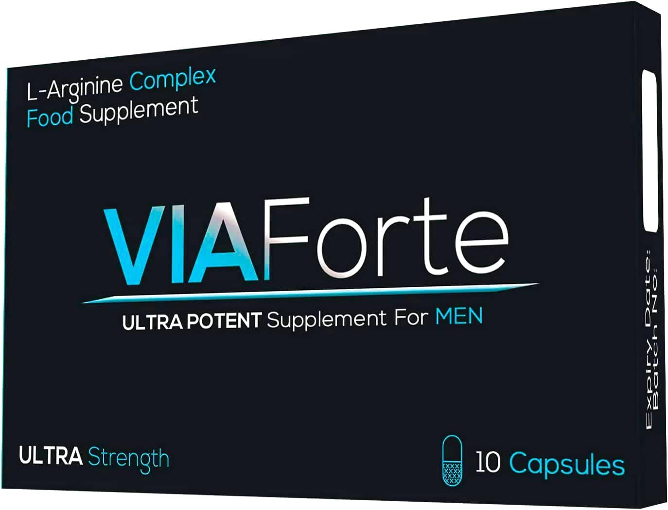 VIAForte Super Strength Immediate Effect, Male Via Supplement