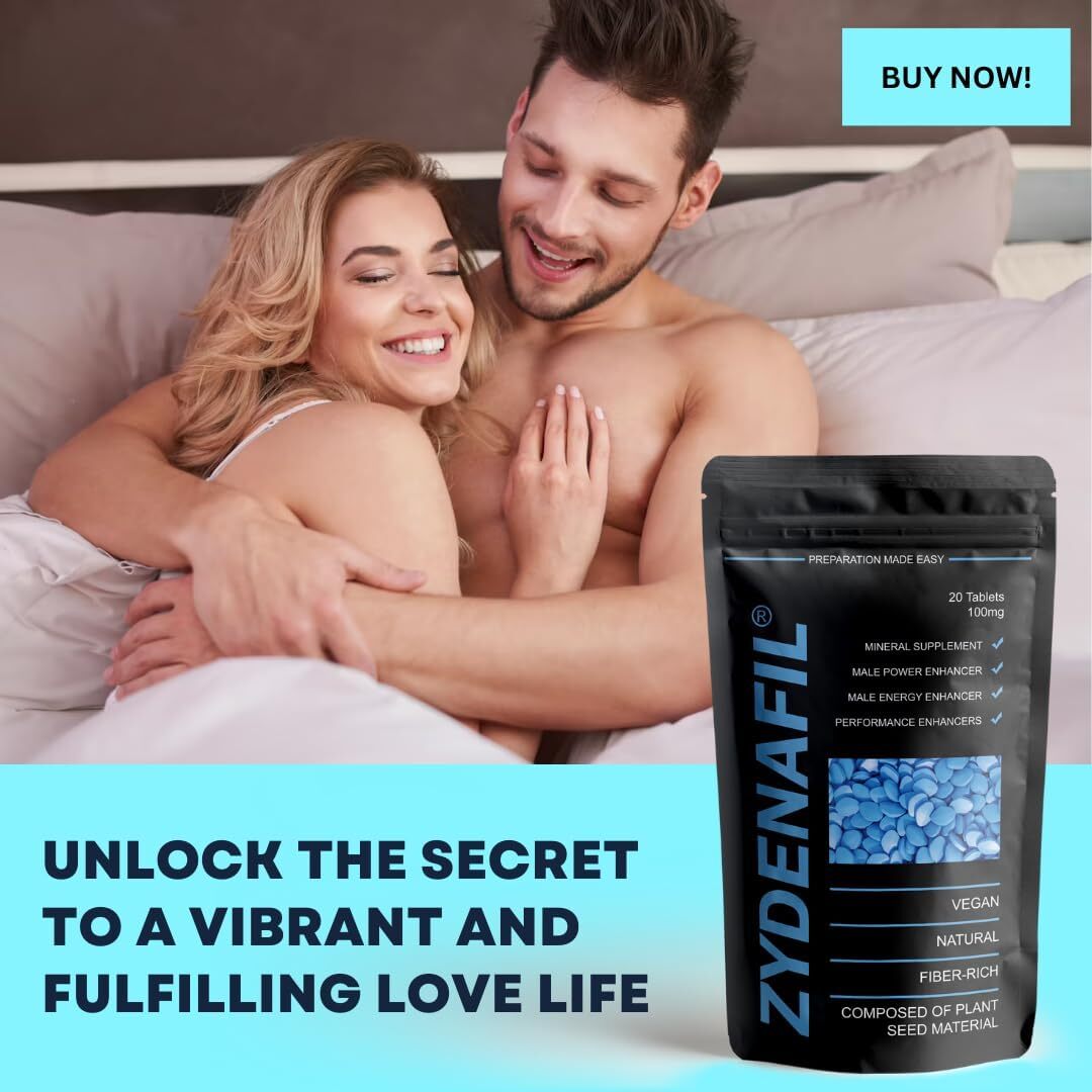Zydenafilโข Blue Pill | 40 Tablets | Fast Effect Male Performance Enhancing 100% Herbal Food Supplement |