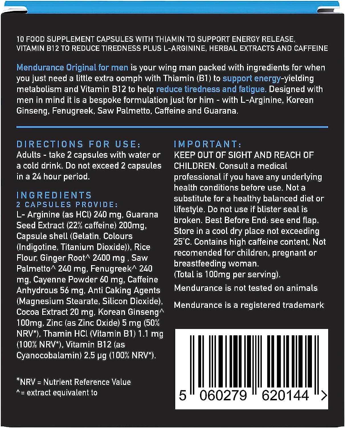 Mendurance Supplement for Men