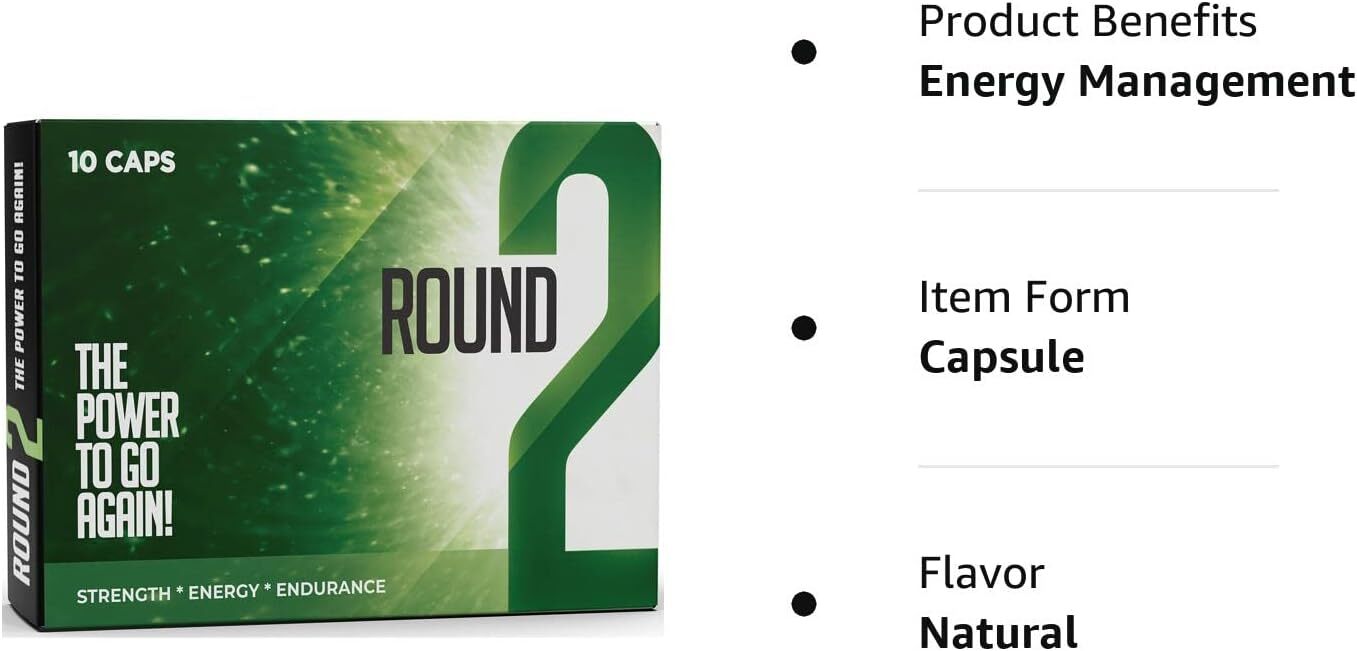 Round 2 - All Natural Energy, Strength & Endurance (10 Caps)