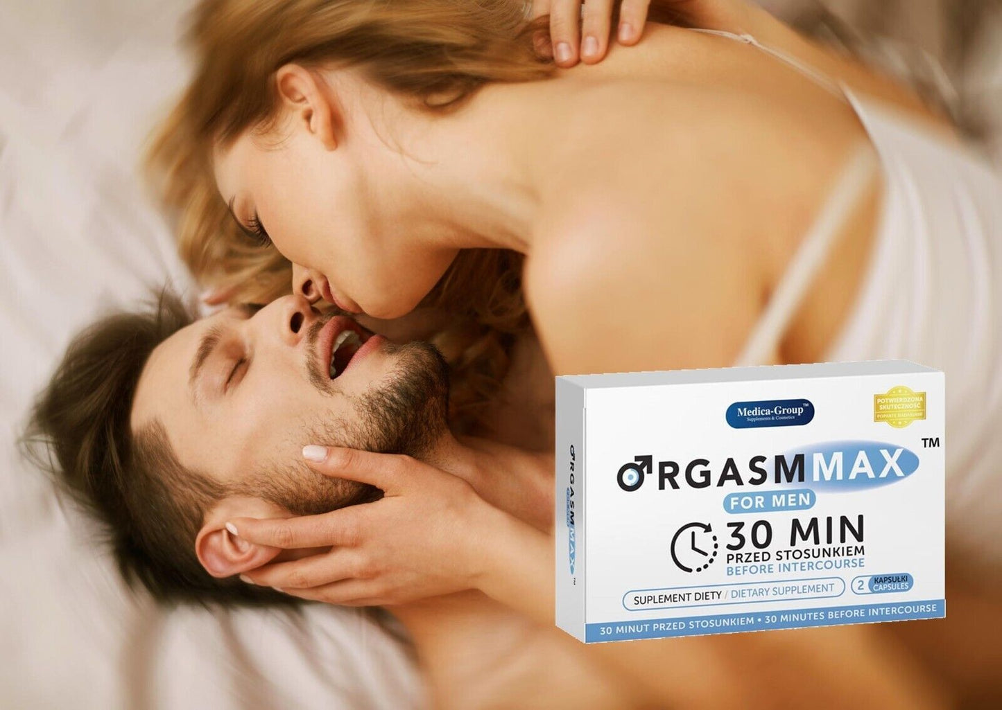 ORGASM MAX for Men Quick Strong Long Erection Libido Potency Control Ejaculation