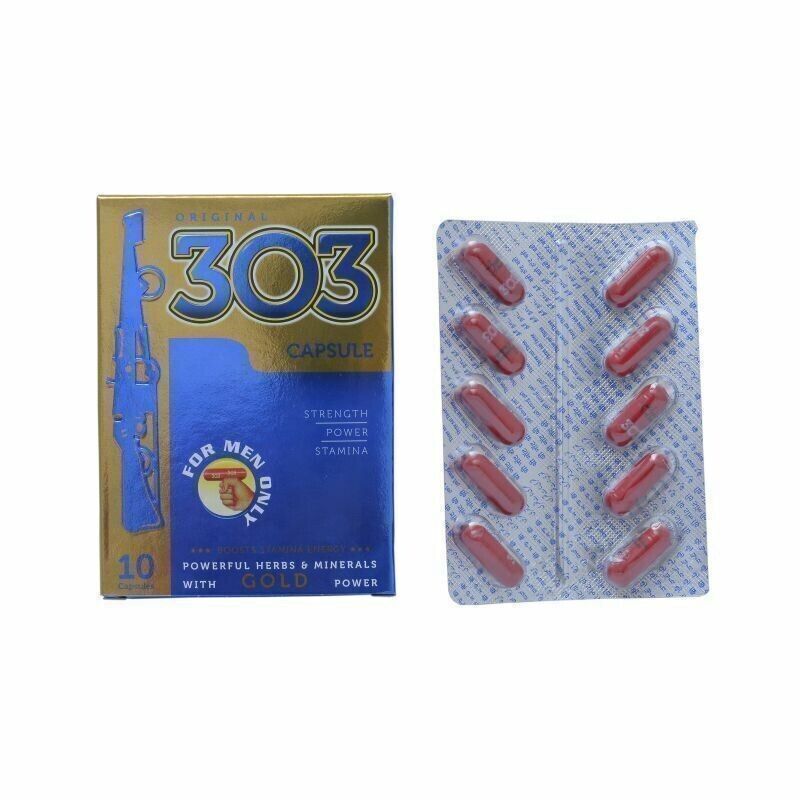Original 303 Capsules For Men Only 10 Caps