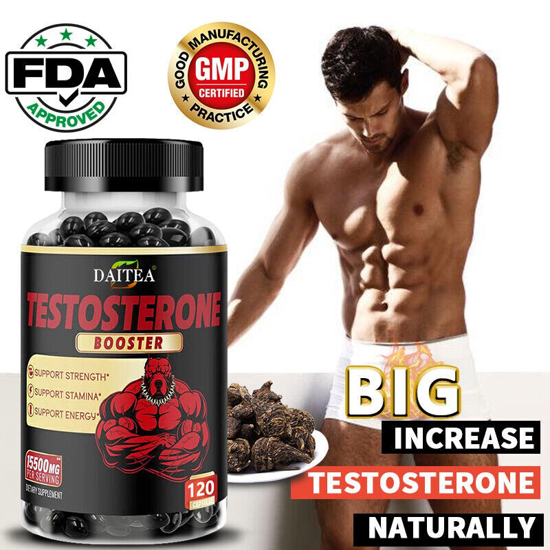 Natural Testosterone Booster for Men Improve Stamina & Performance Fitness 120 CAPS