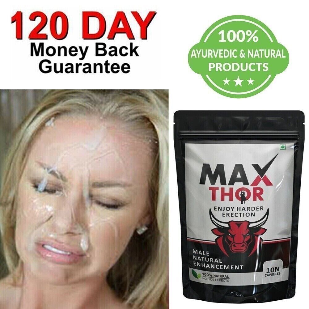MAX THOR Herbal Male Power Enhancement Supplement Natural Gold Enlargement Pills
