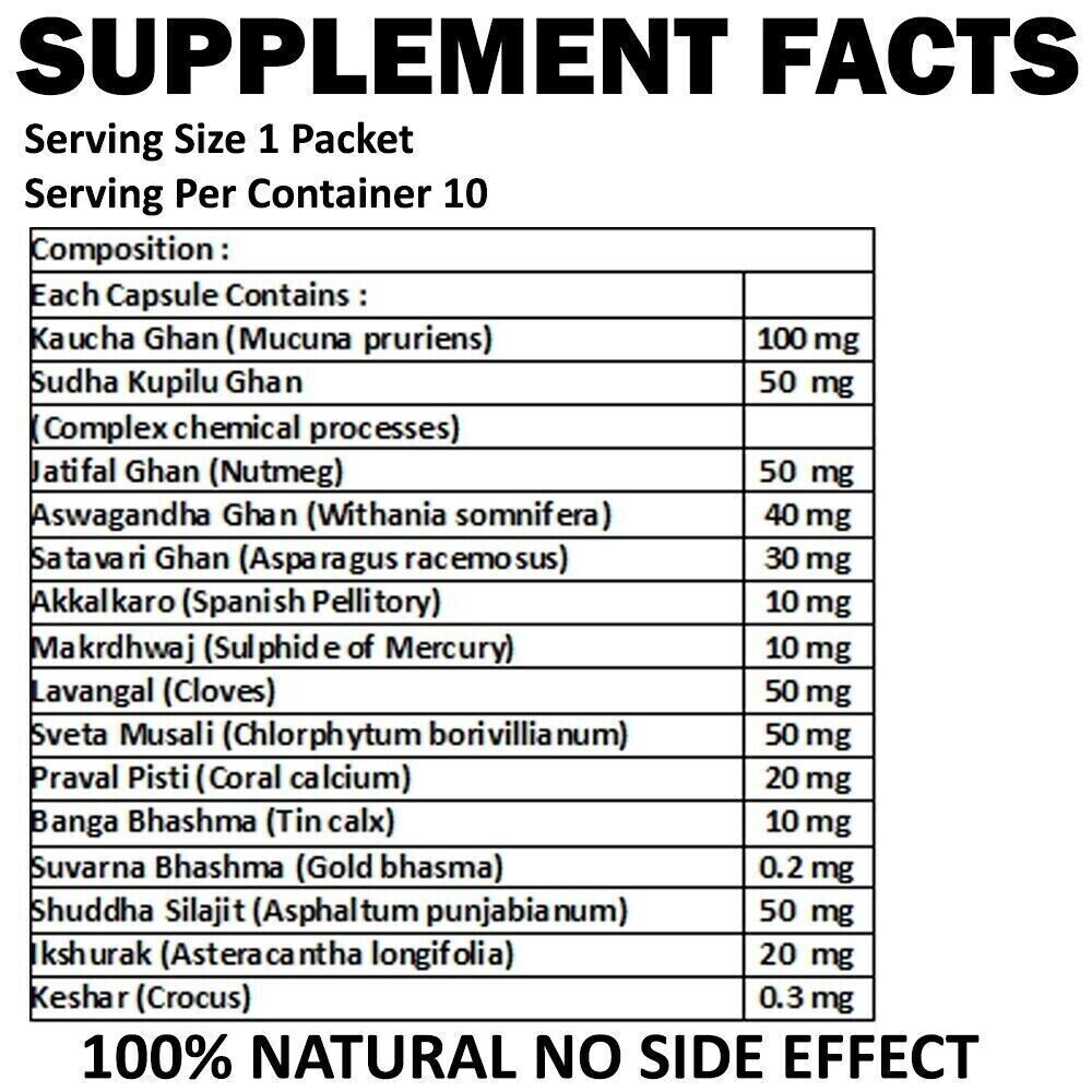 MAX THOR Herbal Male Power Enhancement Supplement Natural Gold Enlargement Pills