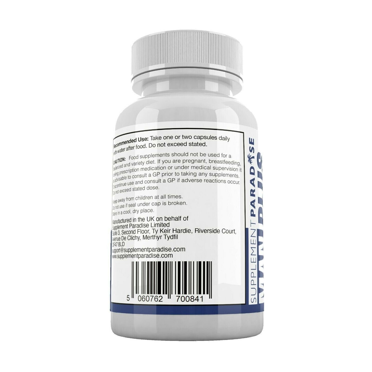 Man Plus - Male Natural Enhancement - 1 Month Supply - (60 Capsules)