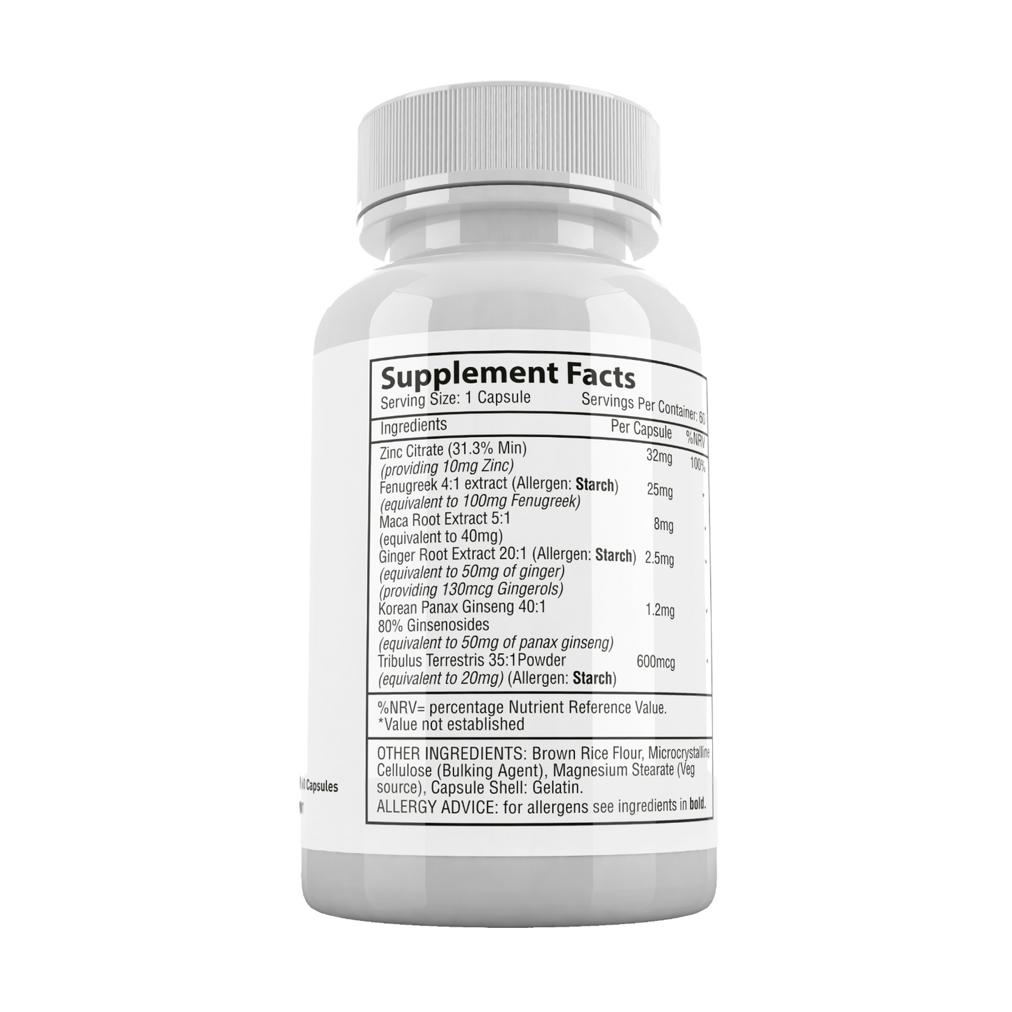 C+ Triple Performance - Male Enhancement Formula - 1 Month Supply (60 Caps)
