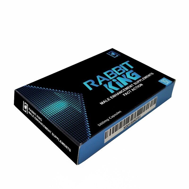 2X Rabbit King Extra Strong Male Enhancement Supplement 10 Capsules 500mg