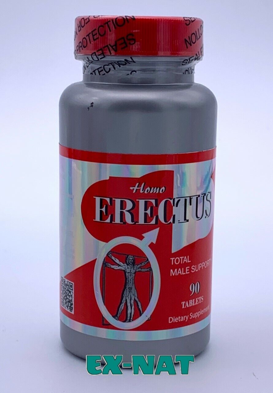 ERECTUS MALE SUPPORT Enlargement Penis Enlarger GROW BIGGER THICKER LARGER SIZE