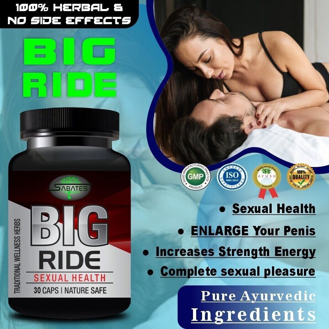 Sabates Big Ride Capsule For Improves Sexual Potency & Performance 30 Capsules