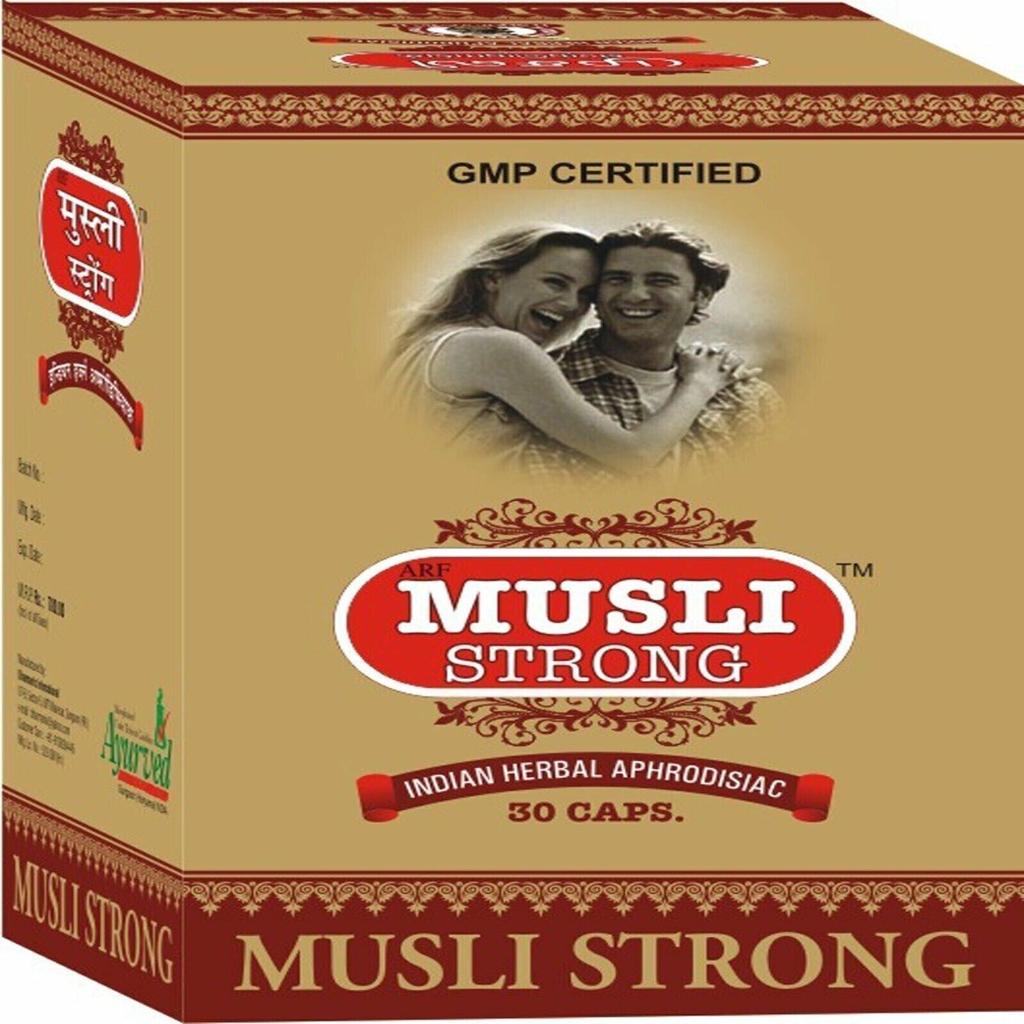 Musli Strong Pills Sperm Enhancer & Long ejacuation 100% Herbal Power 30 Caps+F/S
