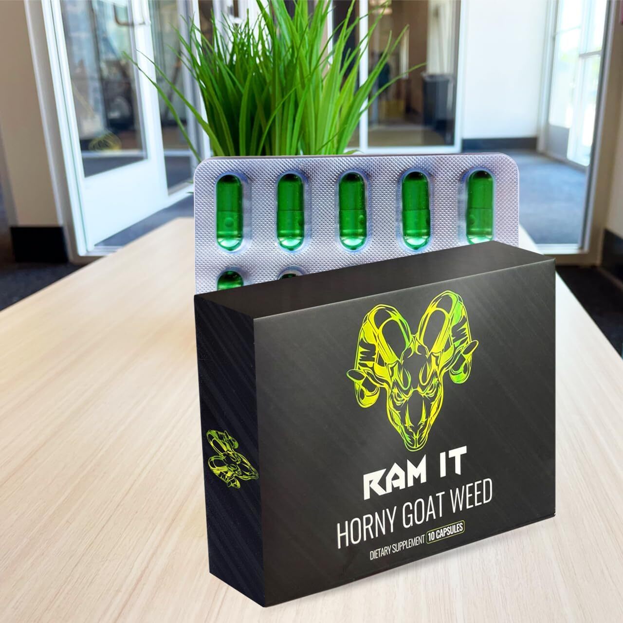 Ram It Horny Goat Weed Capsule for Men - 10 Capsules