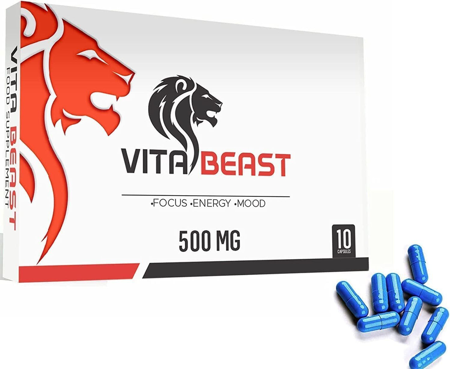 VitaBeast - Ultra Powerful - Energy | Performance | Endurance - Prolonged and Stronger Effect - For Men