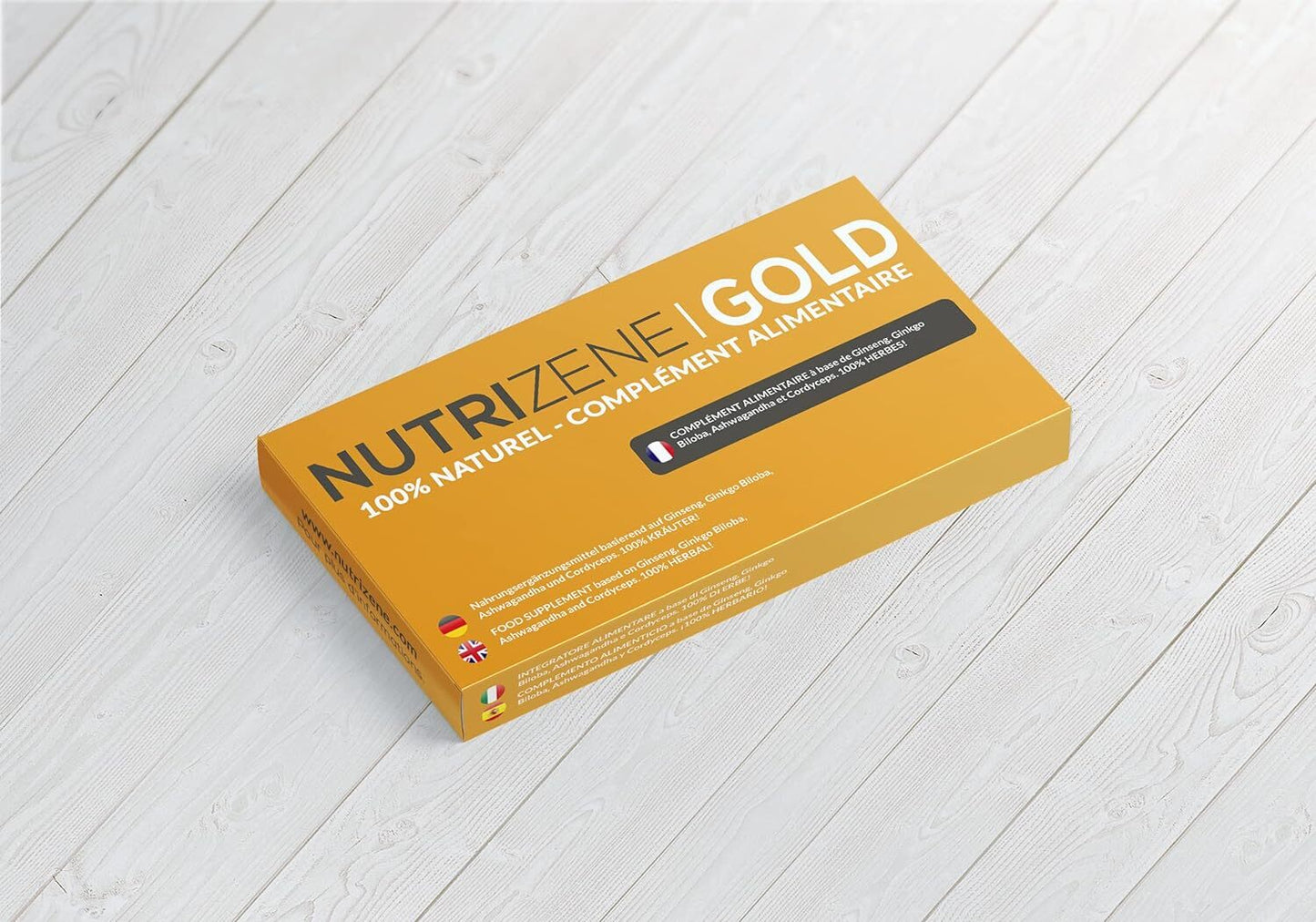 NUTRIZENE GOLD - Ultimate Performance Enhancing Dietary Supplement for Men - New Safe, Effective and 100% Natural Supplement - 12 Capsules