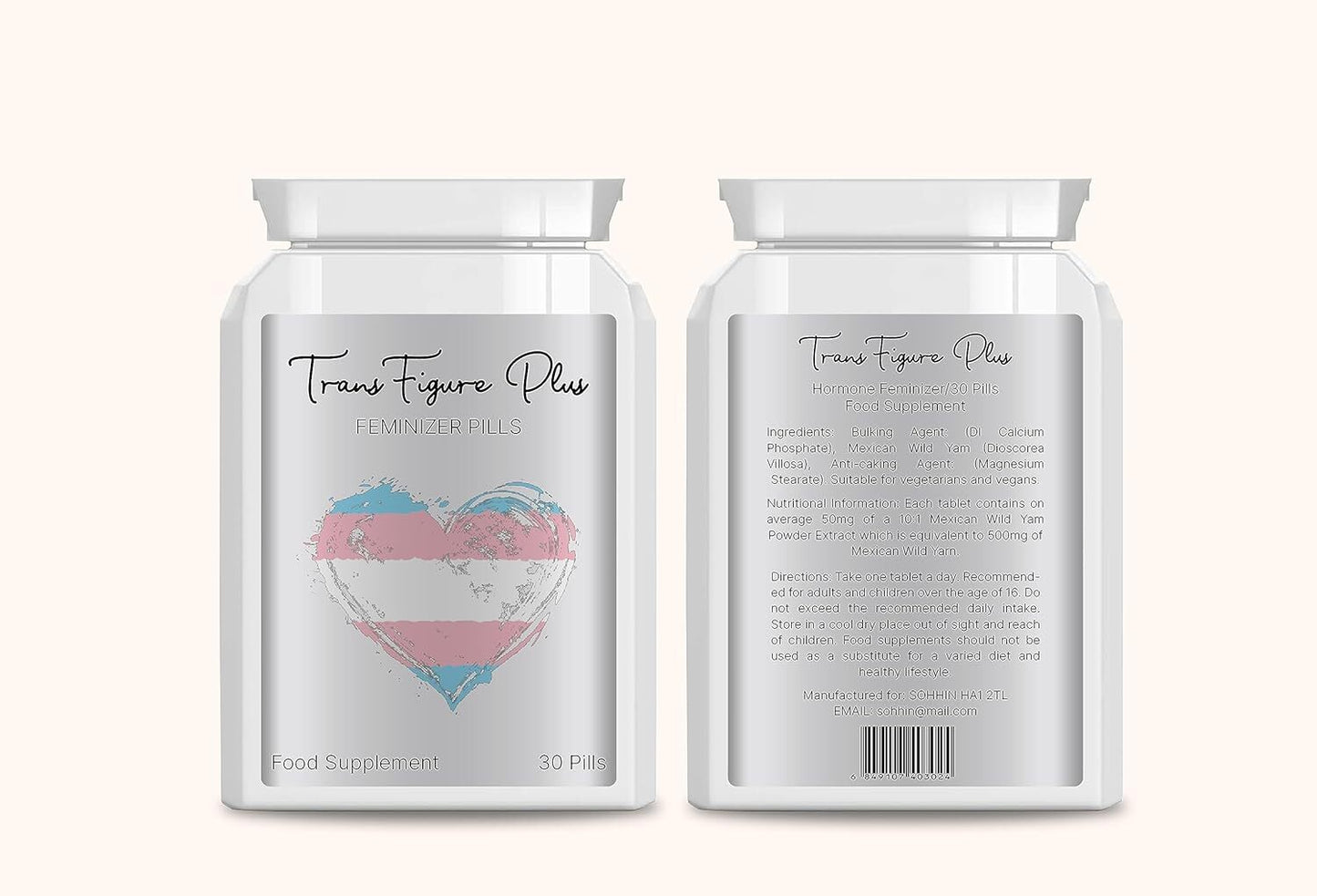 TransFigure Plus Hormones Feminiser Pills