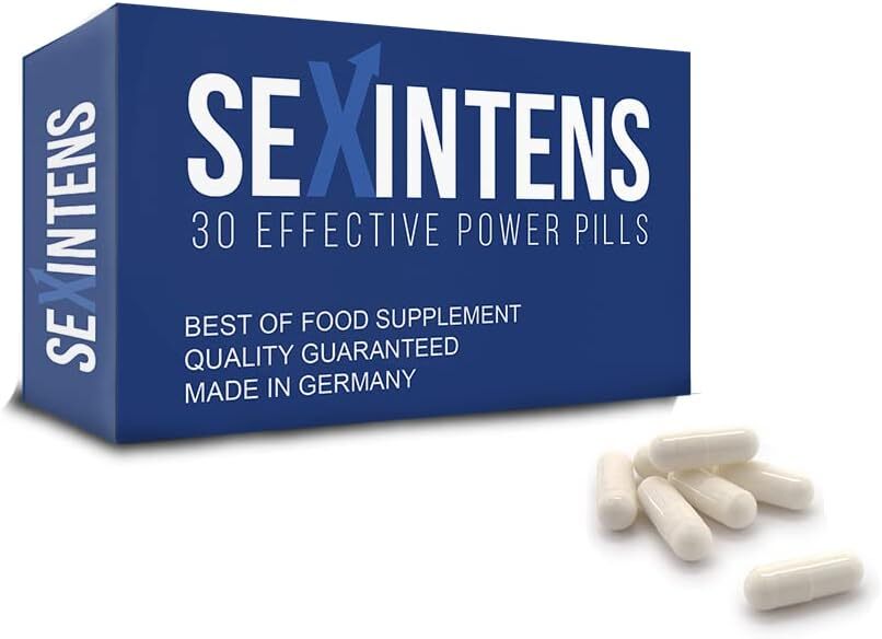 Sexintens 30 Capsules High Dose Unisex Booster for Testosterone Erotic Love and Better Sex