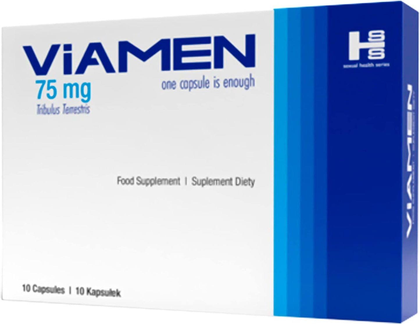 VIAMEN™ (3x10 cápsulas) para una erección fuerte, efecto inmediato, con L-arginina, tribulus terrestris, ginseng, maca, cápsulas de potencia para hombres