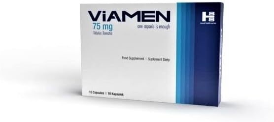 VIAMEN™ (3x10 cápsulas) para una erección fuerte, efecto inmediato, con L-arginina, tribulus terrestris, ginseng, maca, cápsulas de potencia para hombres