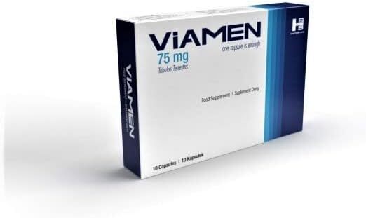 VIAMEN™ (3x10 cápsulas) para una erección fuerte, efecto inmediato, con L-arginina, tribulus terrestris, ginseng, maca, cápsulas de potencia para hombres