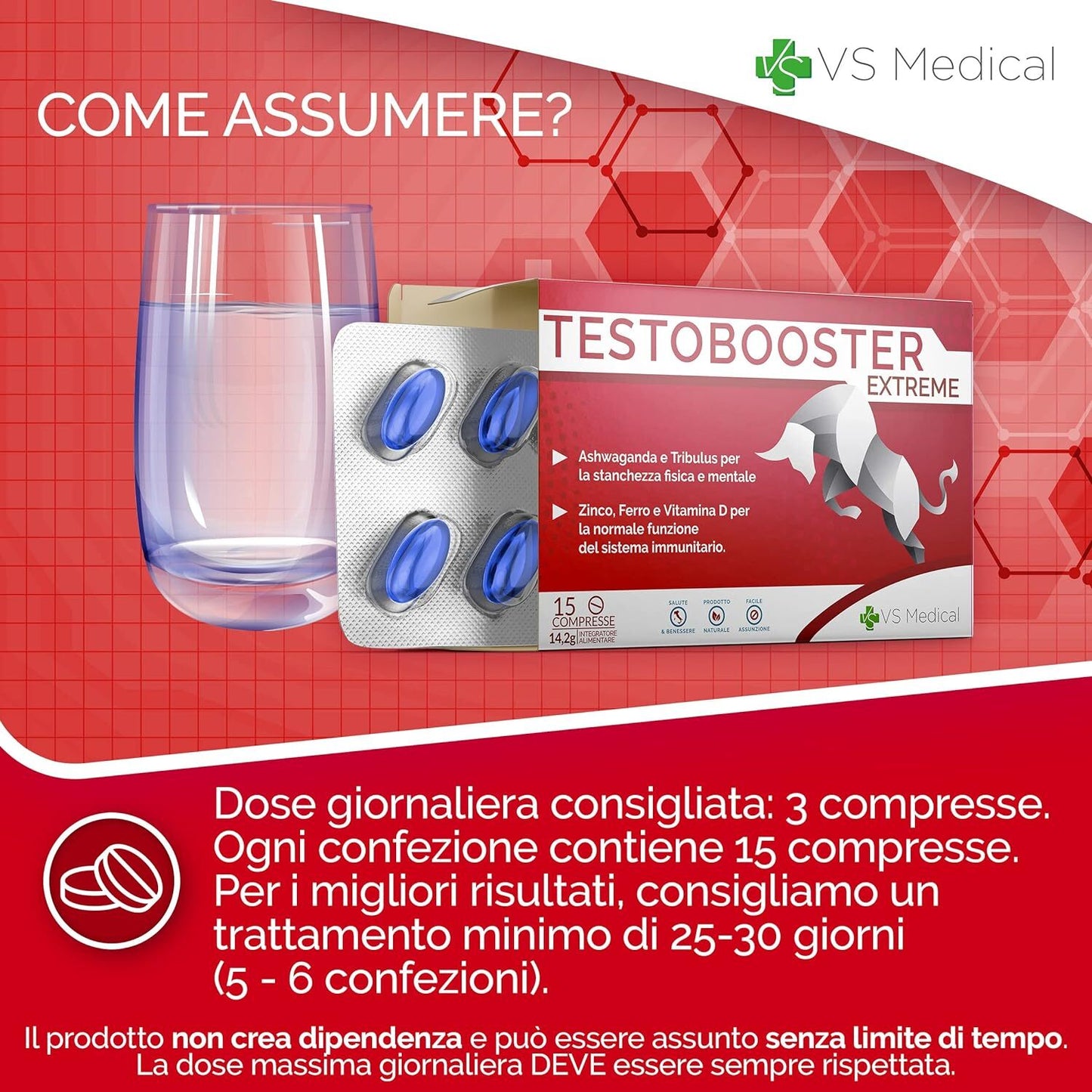 Supplement for MEN, Immediate Ultra Strong Effect, Improves Performance and Endurance