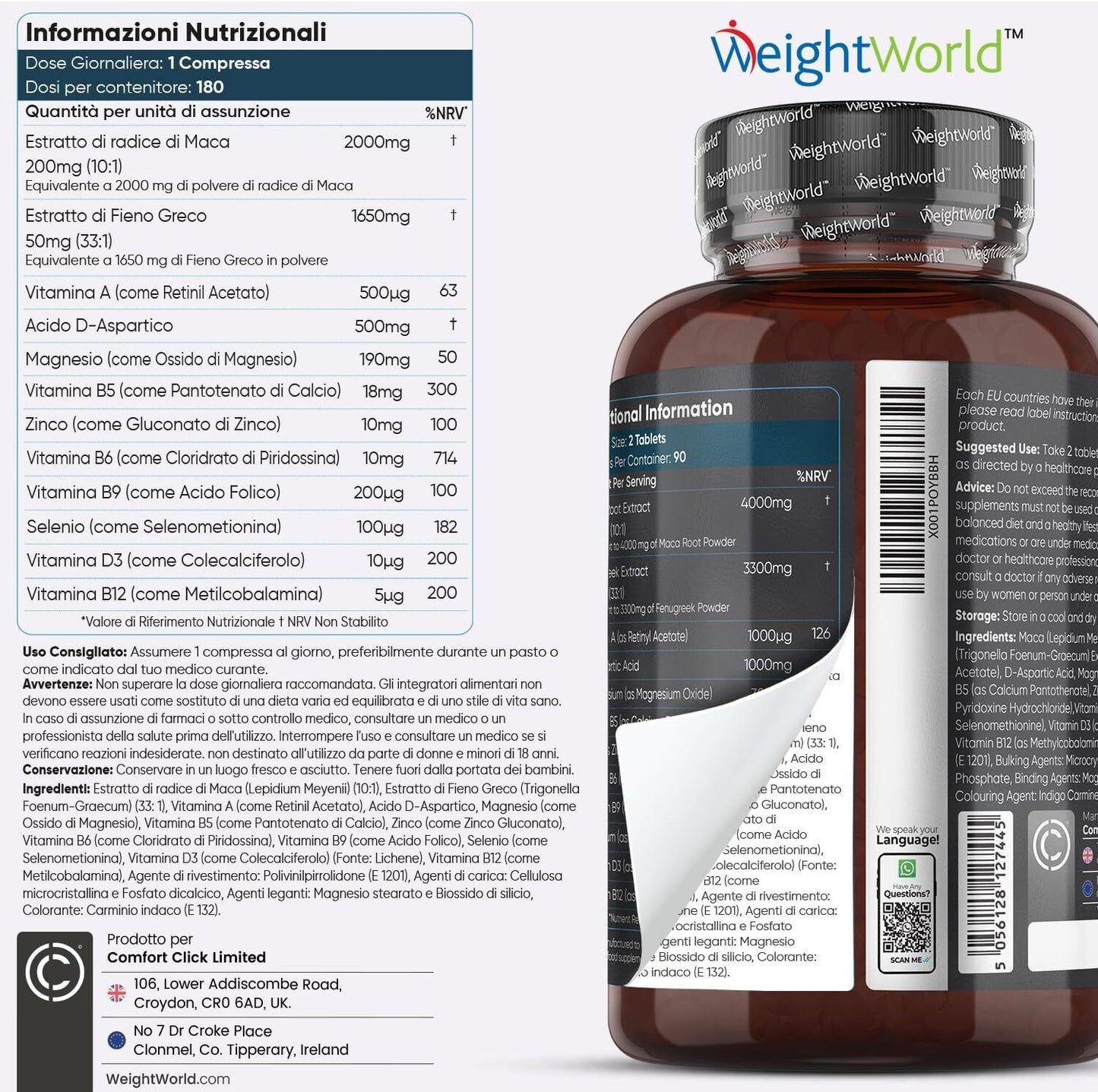 T-Boost Testosterone + Muscle Mass, 180 Vegan Tablets