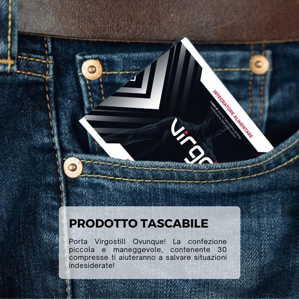VirgoStill Sexual Supplement for Men - Instant and Prolonged Action to Increase Vigour, Performance and Resistance