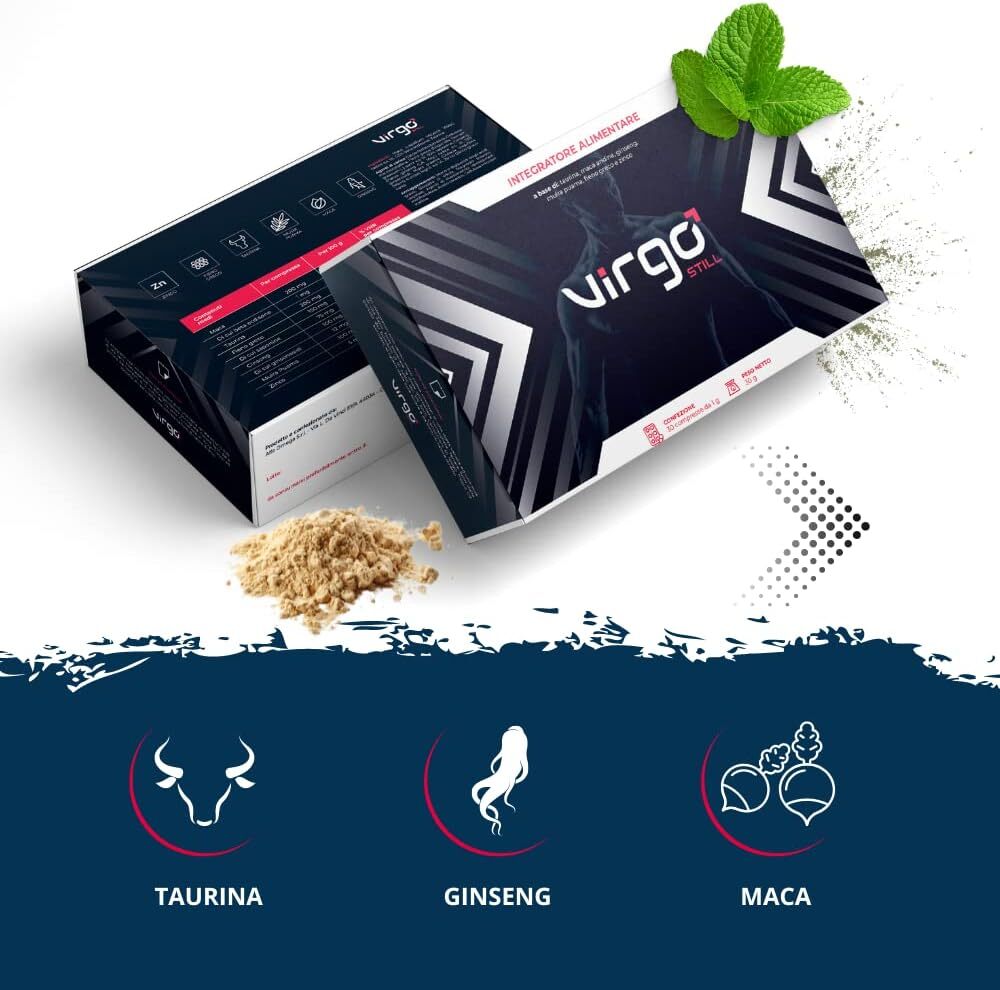 VirgoStill Sexual Supplement for Men - Instant and Prolonged Action to Increase Vigour, Performance and Resistance