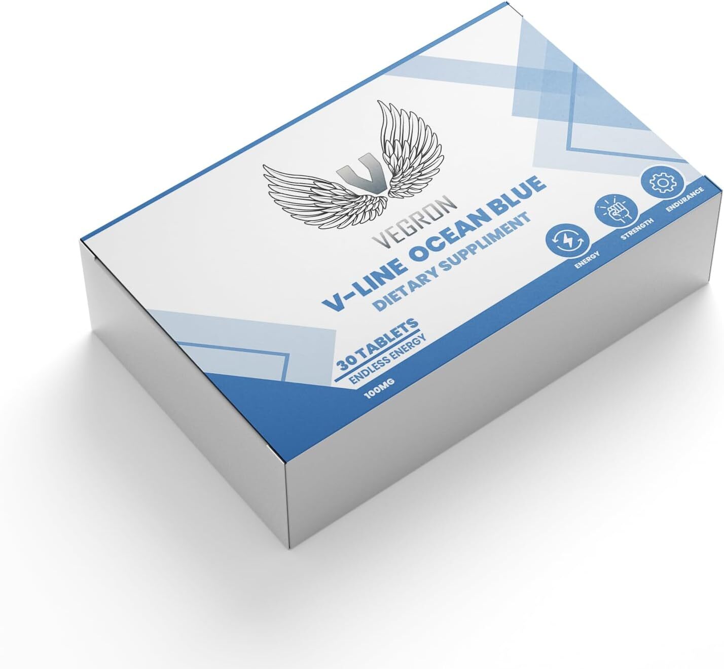 V Line Ocean Blue 30 Tablets. Premium Male Enhancement Support