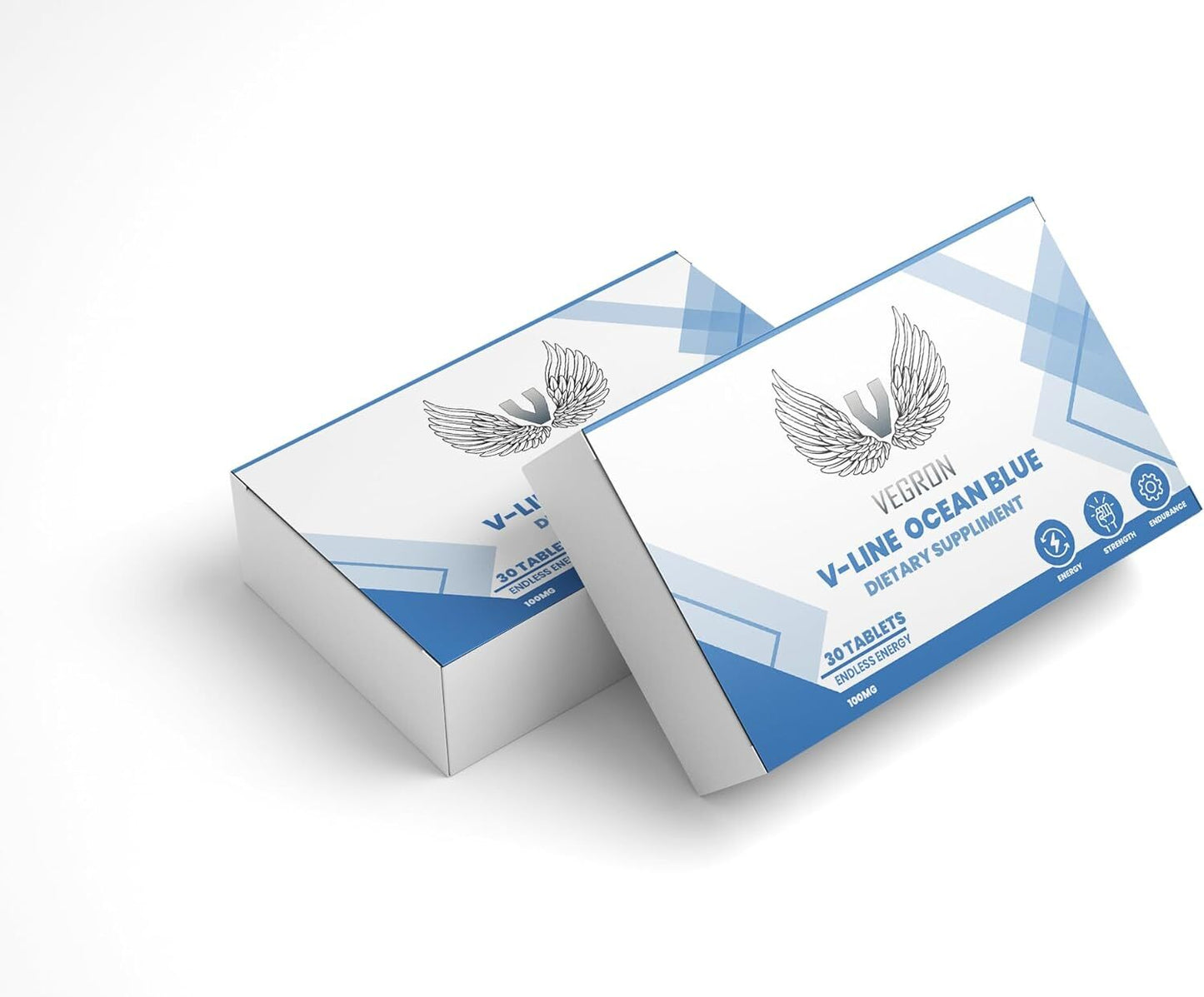 V Line Ocean Blue 30 Tablets. Premium Male Enhancement Support