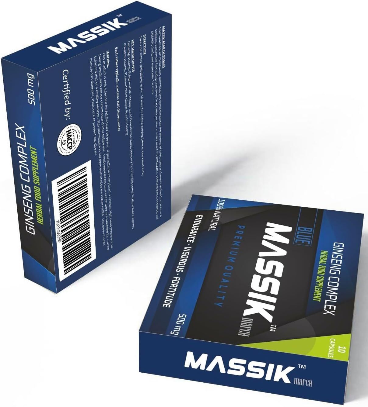MASSIK MARCH - Herbal Supplement for Men, Extra Strength Performance Enhancing Pills