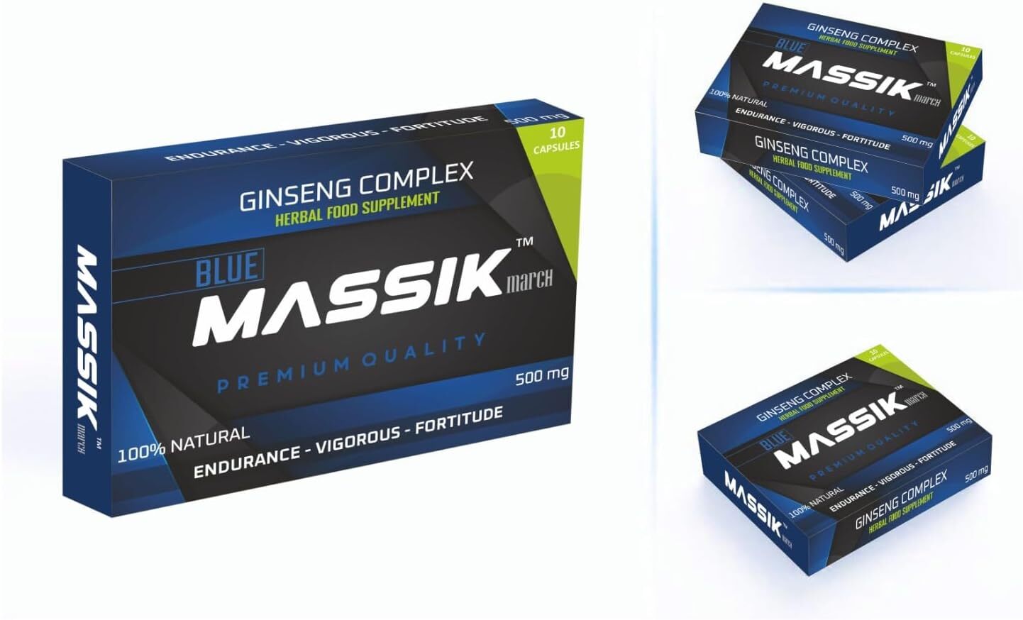MASSIK MARCH - Herbal Supplement for Men, Extra Strength Performance Enhancing Pills