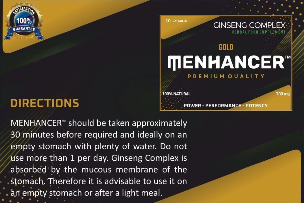 MENHANCER - Enhance Your Performance - Extra Strength Performance Enhancing Pills