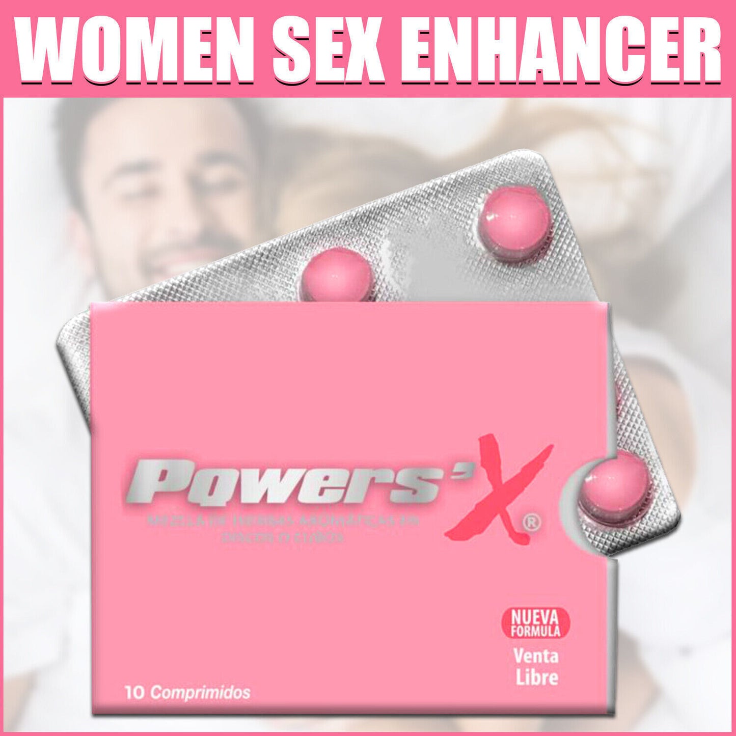 Powers'x Women Natural Supplement 10 Pills