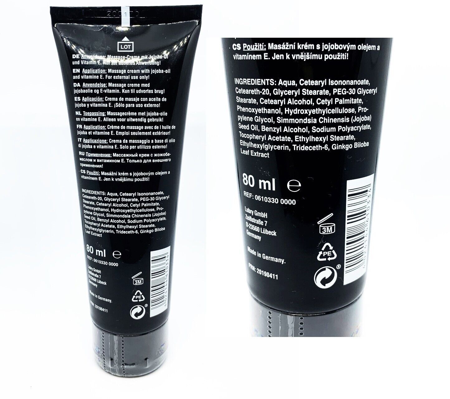 Natural 100% Original BLACK PenisXXL MADE IN GERMANY Peniz Cream 80ml