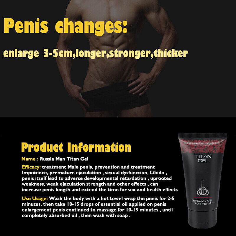 ORIGINAL TITANS GEL Male Special Cream for Men - UK⭐️⭐️⭐️⭐️⭐