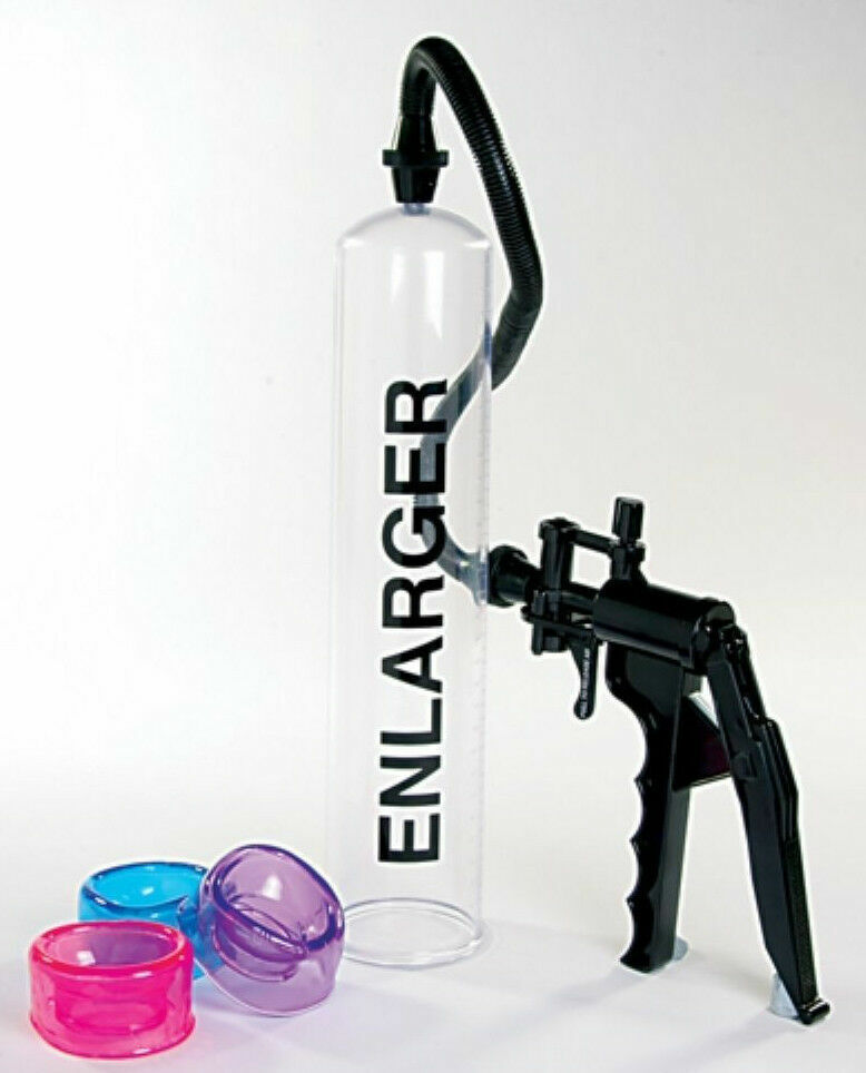 X FACTOR PENIS PUMP EXTRA LARGE 12" Developer ENLARGER Discreet 3 SLEEVES UK