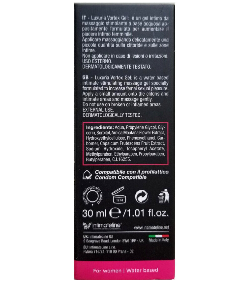 VORTEX Stimulating Gel for Women Warming Her Sex Aid